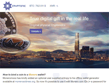 Tablet Screenshot of cryptonic.net